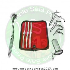  Hegar uterine dilator 3 pieces set, 7-8, 9-10, 11-12,  pinwheel, grave 3pcs, collin small